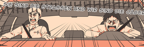 bear-tholdt:  Eren and Bertl in driving school. porn pictures