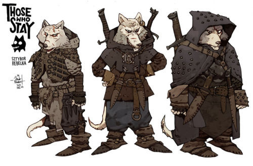 shzrebelka:THOSE WHO STAY - character concept for graphic novel written by Bartosz Sztybor. Concepts