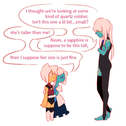 short comic_ when Turquoise and Cat’s eye first met(sorry if I make grammatical mistakes!)