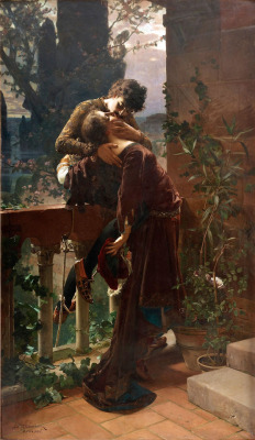 artiebagagli: Julius Kronberg - Romeo and Juliet on the balcony (1886)