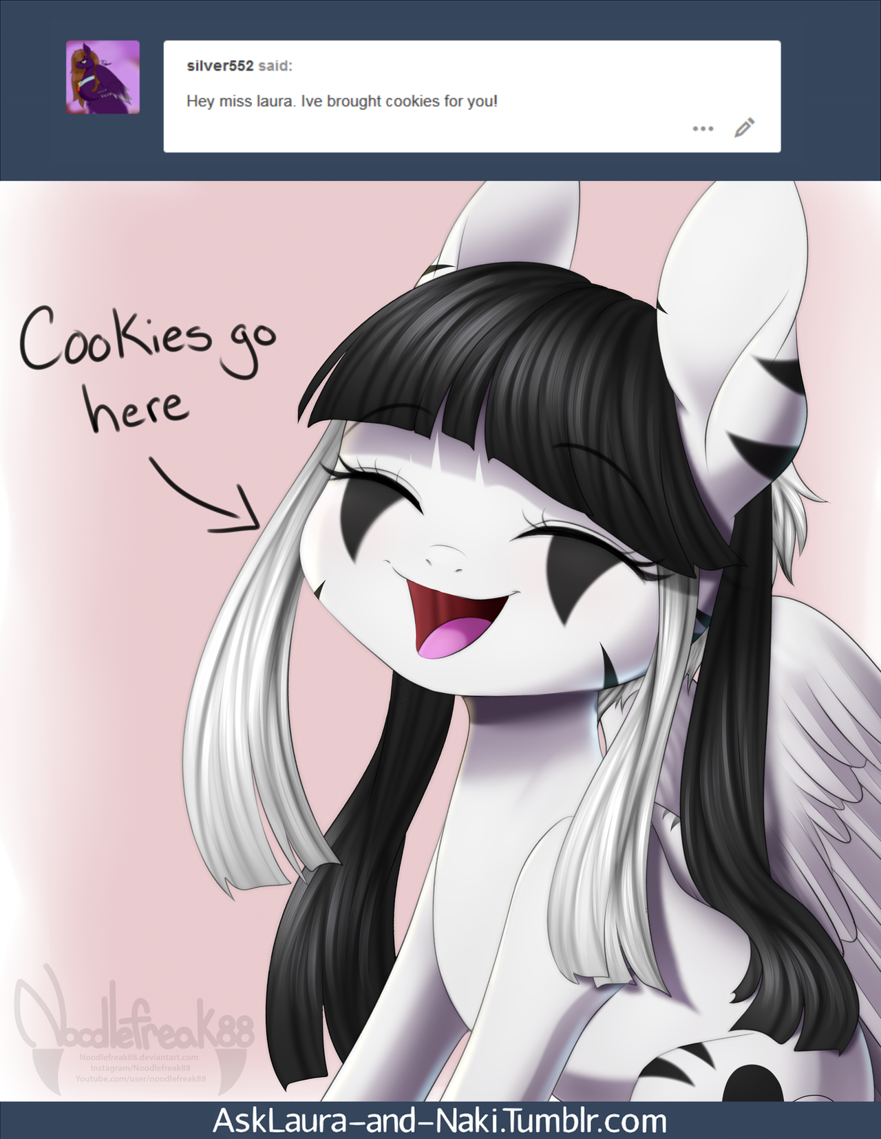 asklaura-and-naki: Fun little chibi update &gt;w&lt;  Kofi / Patreon / Youtube