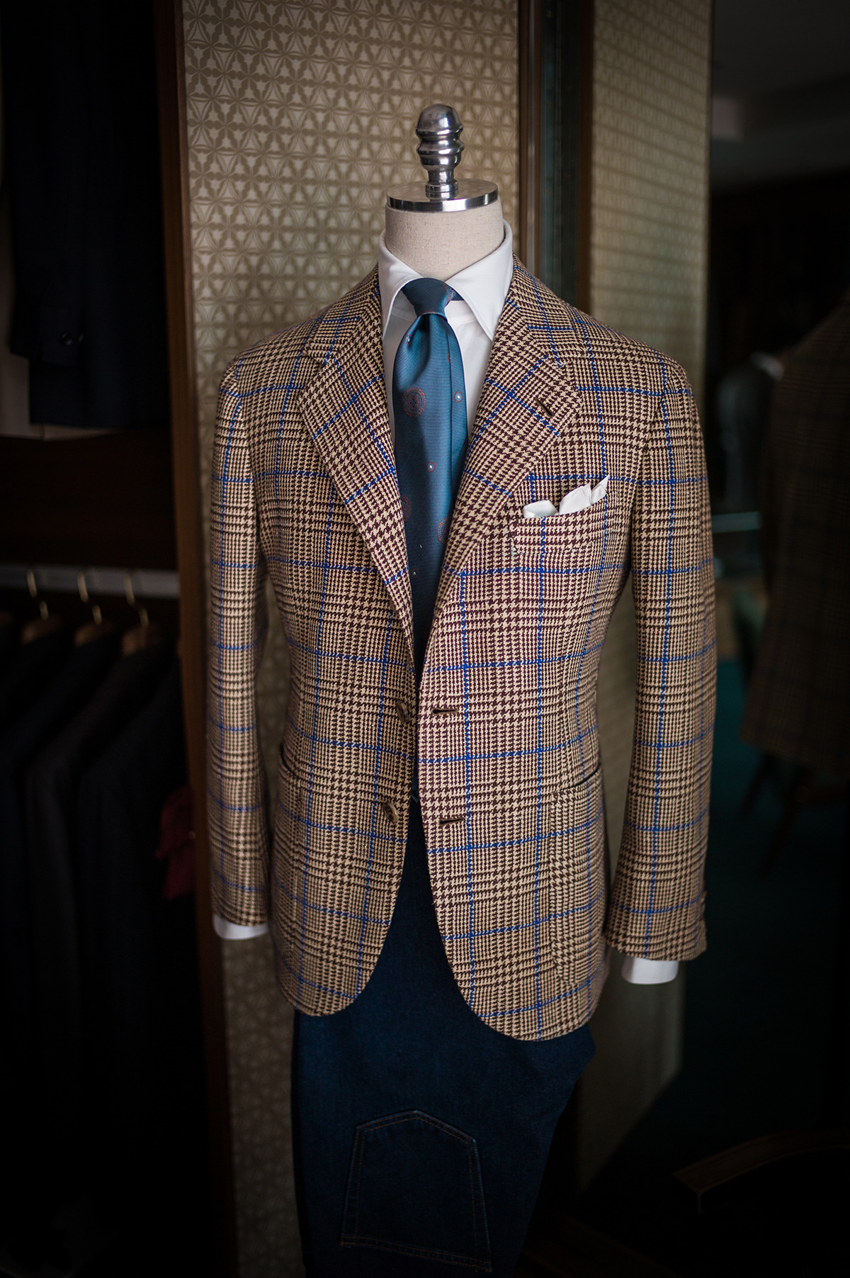 B&TAILOR — Cotton50%/Silk50% bespoke sports jacket