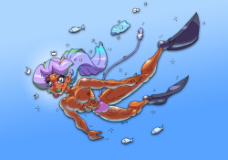 dragonaur:Someone wanted to see Drago swimming!