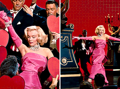volcra:Marilyn Monroe’s Pink Dress + Pop CultureGentleman Prefer Blondes (1953)Madonna Materia