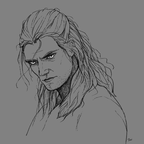 Here’s a quickie of Geralt of Rivia. I really liked The Witcher Netflix series and look forwar