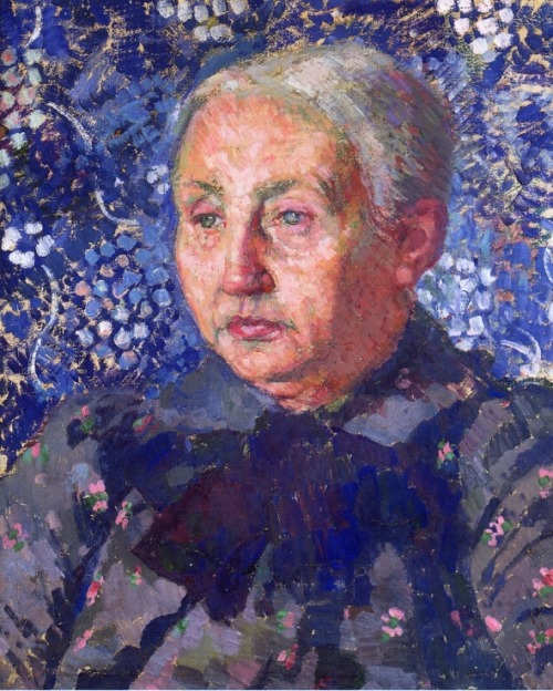 Portrait of Madame Monnon, the Artist s Mother in Law, 1900, Théo van RysselbergheMedium: oil,panel