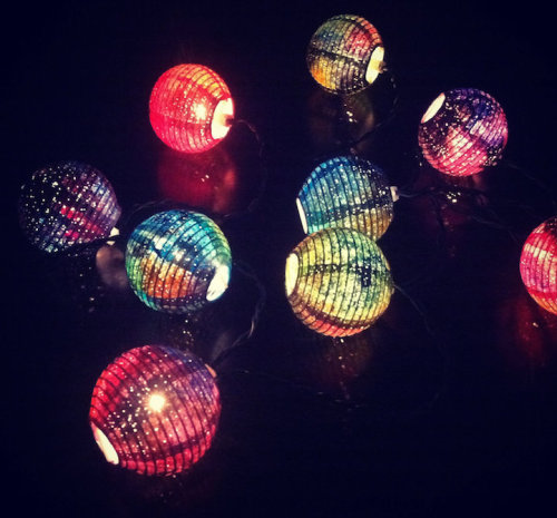 mayahan:  Galaxy Paper Lanterns 