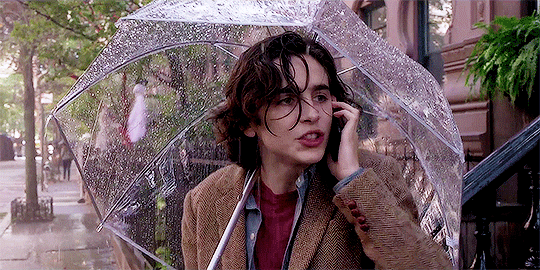 tchalametgifs:Timothée Chalamet in A Rainy Day in New York (2019)