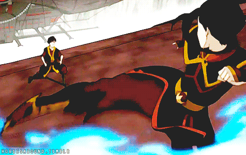 non-bender-world:memo1005:horsesaround:-Y’all Azula’s is all about precision and Zuko’s is about pow