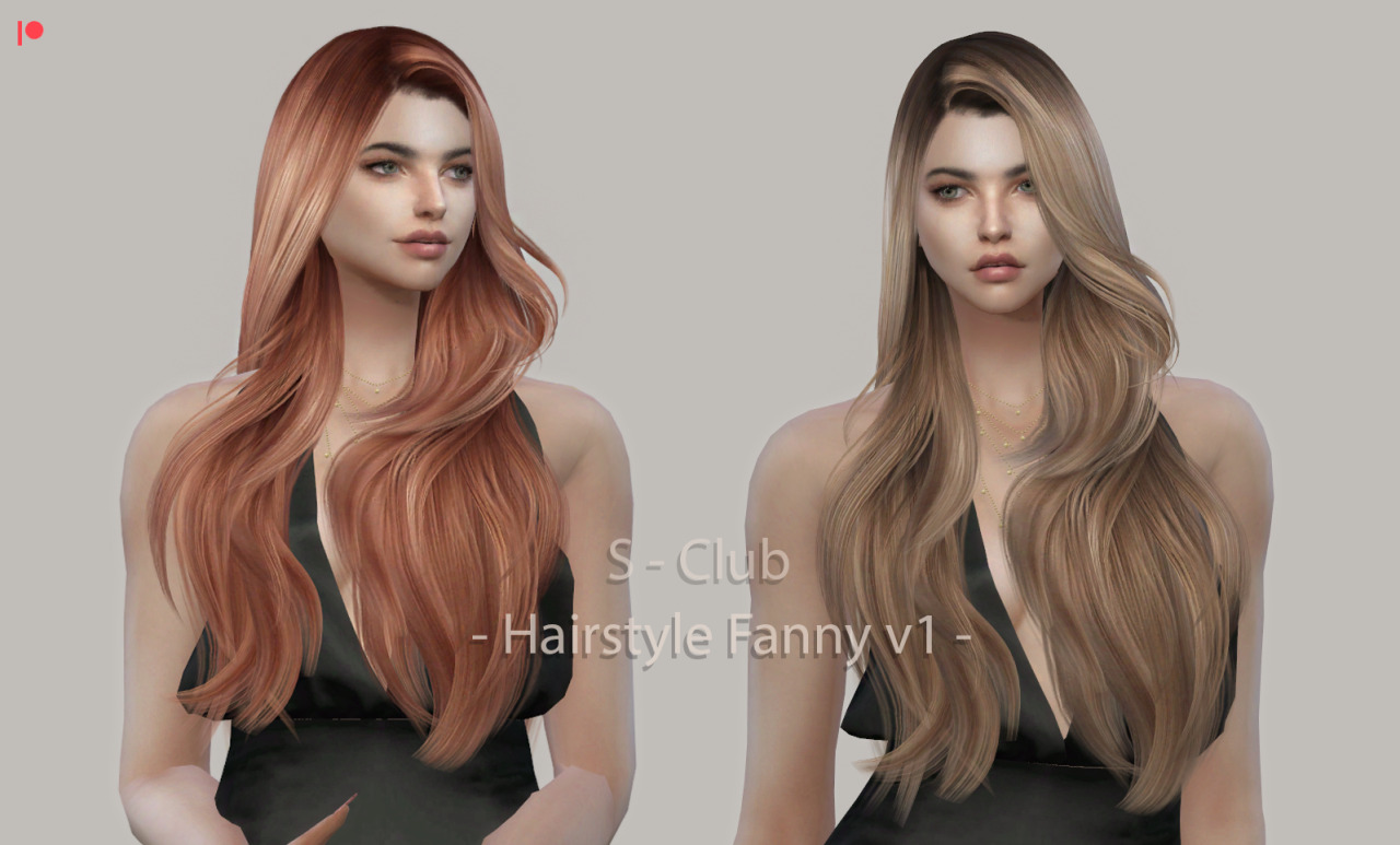 S-Club ó New hairstyle with 42 swatches, All lods, HQ/Hat...