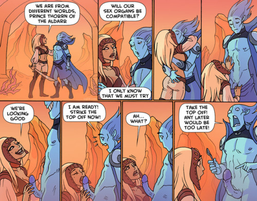 Oglaf deals with something they never really address in most Sci-Fi…