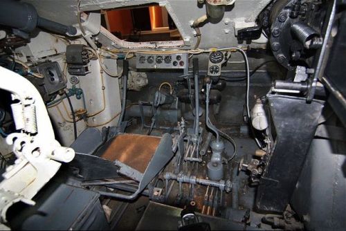 Inside T-34 (modern photo, original tank ;)