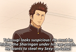 uchihasasukes:  Gintama + Naruto references 