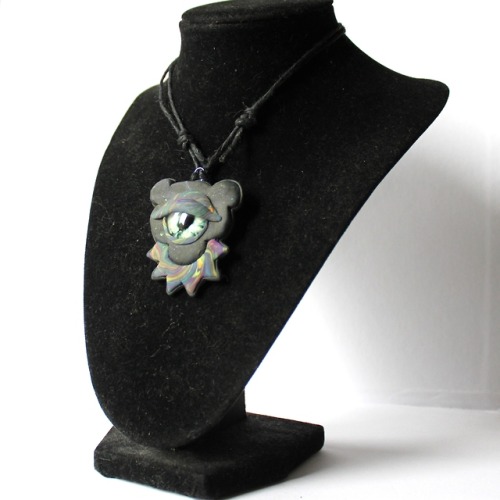 Alien Dancing Bear pendant available at etsy.com/shop/lxnd