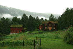 ylfra:  Norwegian Farm by Navanna 