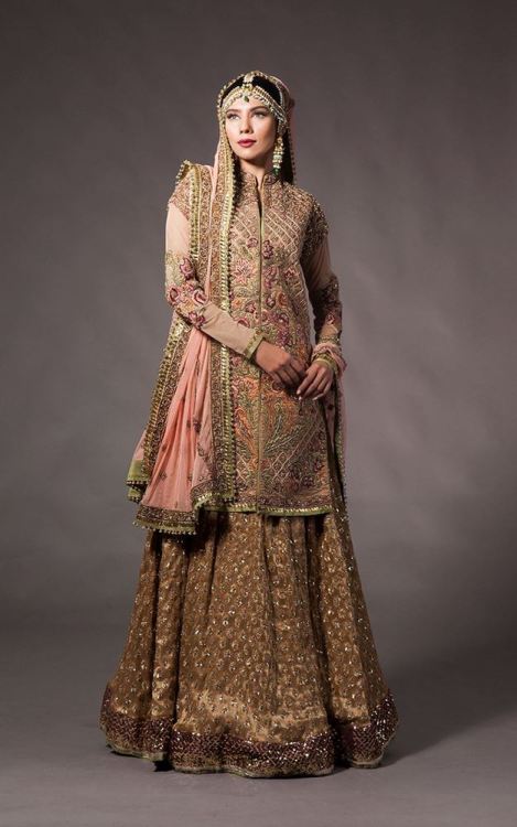 Bridal fashions by Fahad Hussayn (click to enlarge and see names)