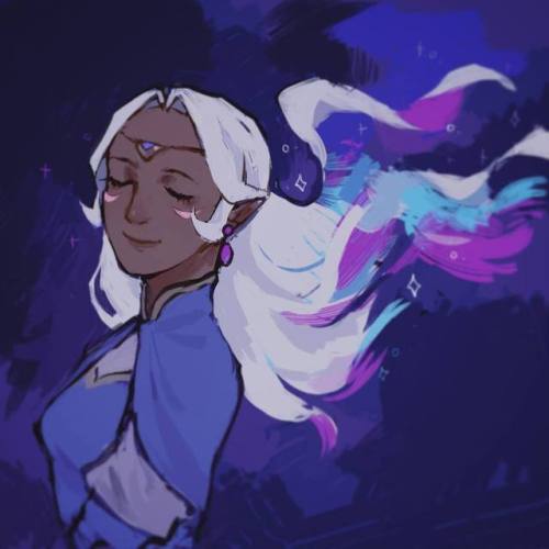 scrublordnarg: wasn’t quite pleased with how this turned out but, have an allura!   #voltron #