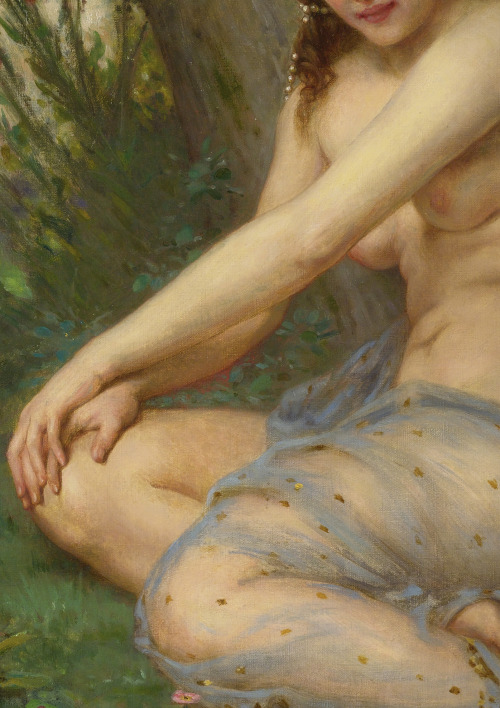 c0ssette:The Forest Nymph,detail.Guillaume Seignac (1879-1924)