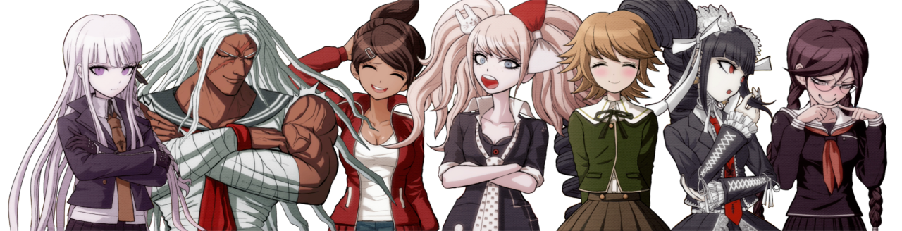 dangan ronpa characters sprites