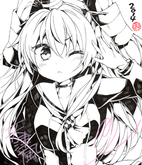 hanatakayao:  【鳴々兄貴蜂蜜】色紙 [1] 