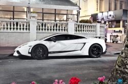 kneerabbit-klauskniehase:  White Superleggera in Cannes 