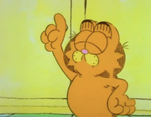 Shout Out To 80's Era Garfield