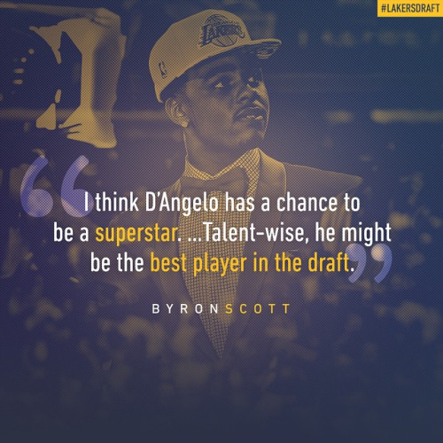 lakersfanatics:  Coach Scott is a happy man tonight. #LakersDraft