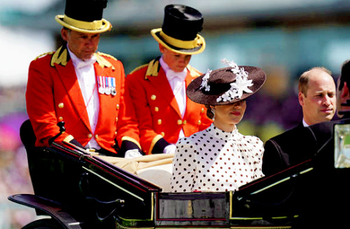 theroyalsandi:The Duke and Duchess of Cambridge arriving at Royal Ascot | June 17, 2022