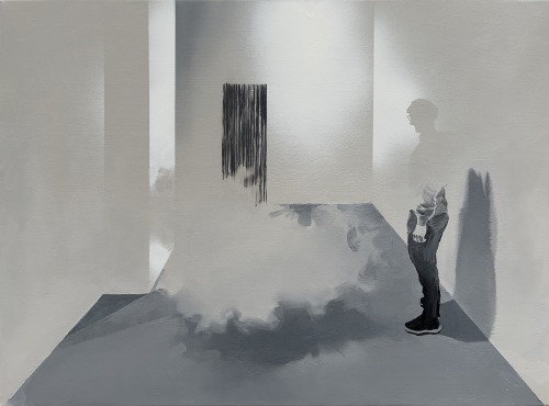 the artist, 2022, oil/canvas, 60 x 81 cm