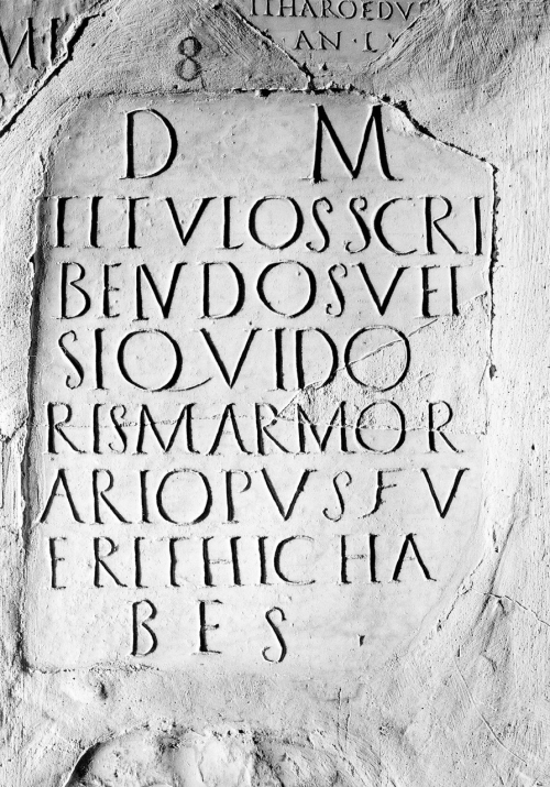 “Need an inscription carving or anything else in marble? Here you have it”Engraved on a 