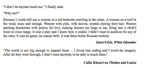 devoutjunk:“i guess I’m talking about it because it happened.” (Some thoughts on women & wounded