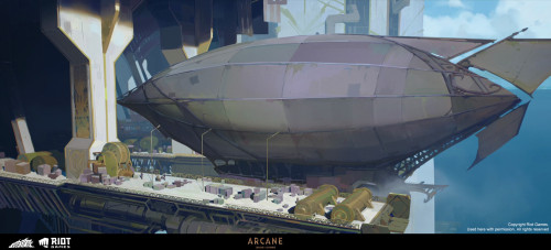  ARCANE | Piltover Docks 3D Environment | Aymeric Rondol 
