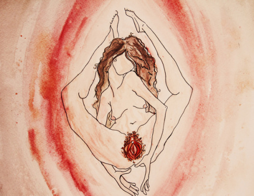 agypsypriestess:  Woman as Sacred Altar Sheela-Na-Gig by Edarcydesign
