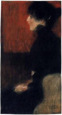 gustavklimt-art:   Portrait of a Lady  1897