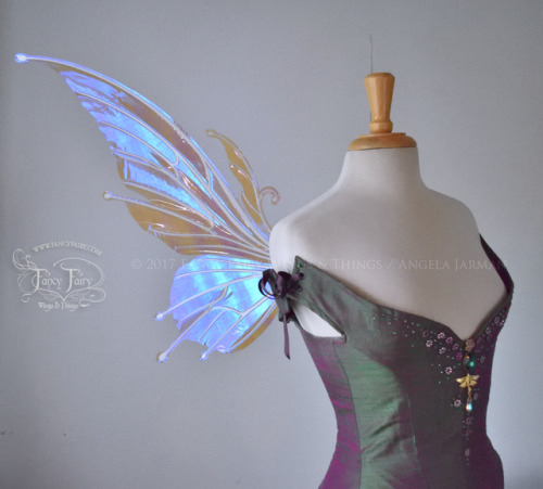 fancyfairywings:And now the 6th set to be listed tomorrow at 12:30pm PST are the Flora wings in Lila