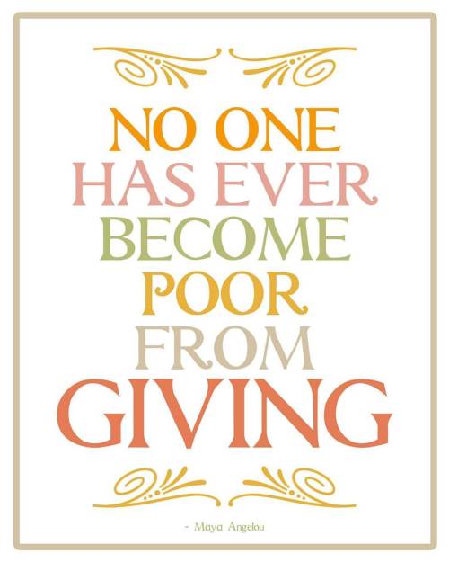 No one has ever become poor from giving. ✌✔ #payitforward #blessedlife #bethechange #give