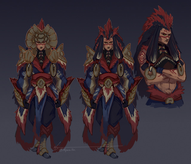 nyxdruid:I’ve been wanting to make a gammoth gingka for a while now, and I need to practice my clothing design, so why not do both. Have a big buff gammoth lady (with some bonus gammoth sketches cuz I guess I never posted them here)