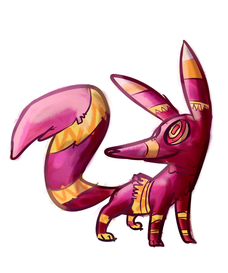 carminadelia:  I forgot Pretztail is supposed to be orange-ish. UGH.  