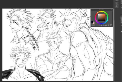 Colored These Sketches Using Different Ways For No Reason