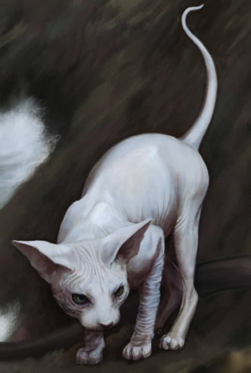 Whew - well I wanted to finish this little guy last night, but this one was much harder to paint and