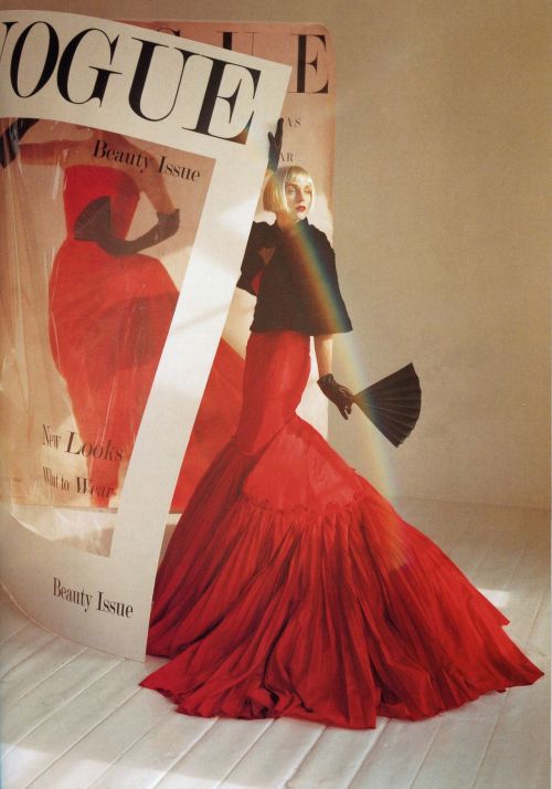 Hannelore Knuts by Tim Walker - Alexander McQueen Fall 2005