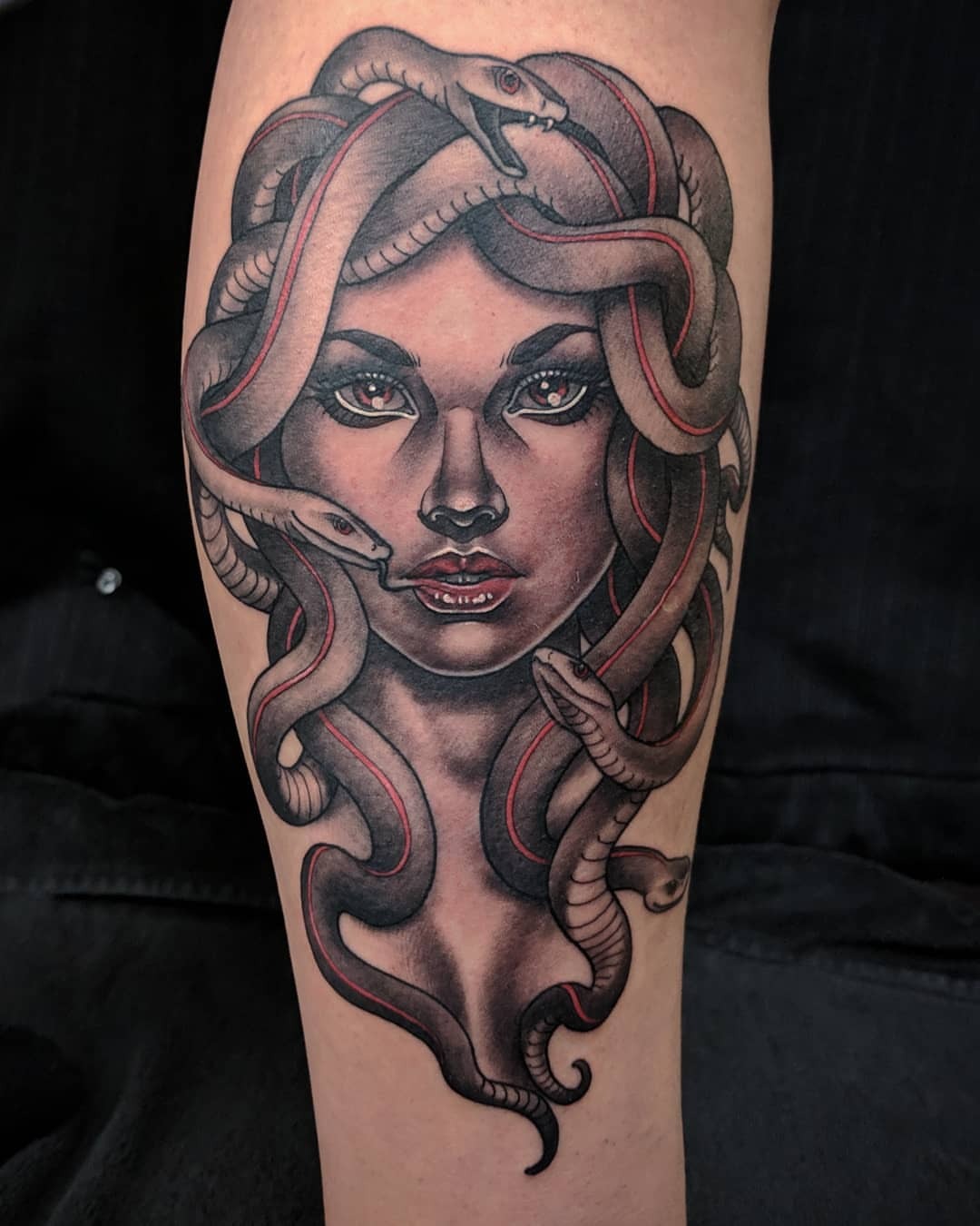 MEDUSA - Snake Head Girl from Greek Myth Tattoo Mouse Pad | Zazzle