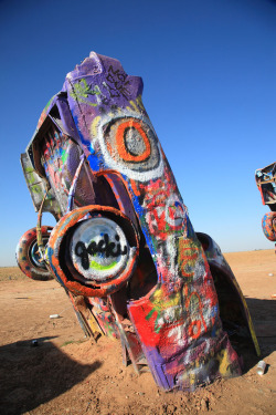 travelroute66:  Route 66 * Cadillac Ranch, Amarillo, Texas.http://frank-romeo.artistwebsites.com/art/all/route+66/all