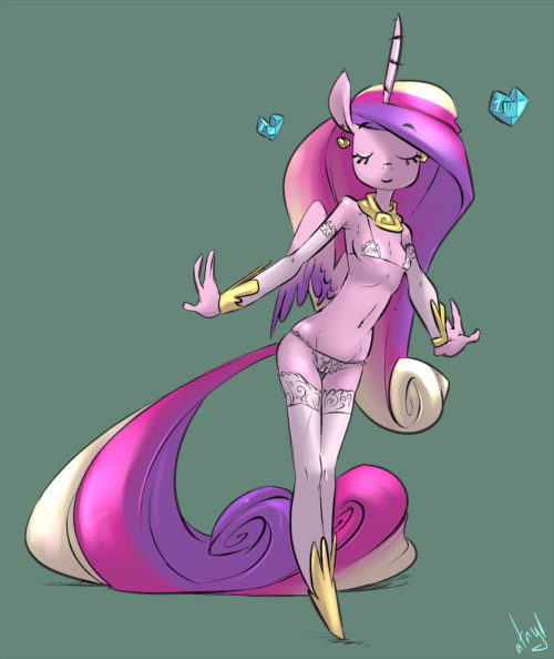 Princess Cadence Not Evil Good Pony this one is actually the mini princess collection one, I gave them some bikini in the collection to make it sfw and so some people can share them, use as phone backgrounds etc. I made the folio ‘pay what you want&