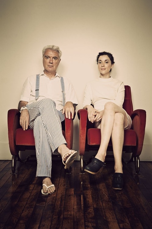 David Byrne and St. Vincent photographed for Uncut UKJuly 18, 2012