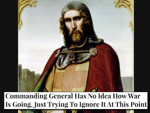 we-are-knight: ryudragonshield: nanshe-of-nina: The Crusades + The Onion headlines These are wonderf