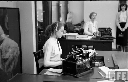 Dictation(Peter Stackpole. 1951)