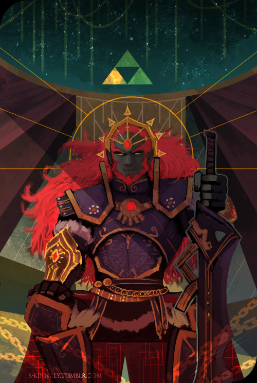 s-kinnaly:  After the Maleficent tarot card, I had to make a Ganondorf one, :3. Maybe next I’l