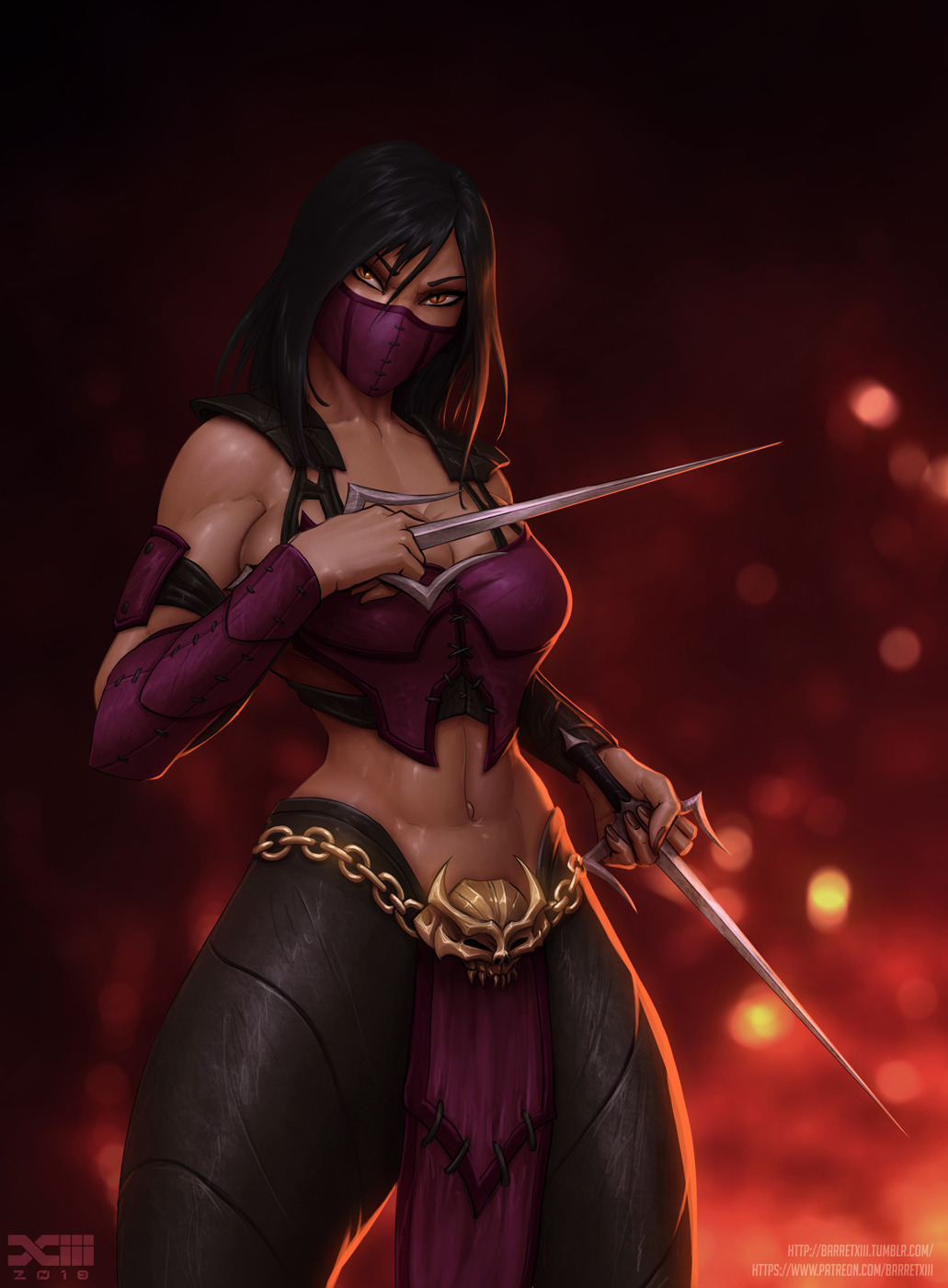 barretxiii: Newest addition to Barr’s Mares! Mileena, from Mortal Kombat! Please
