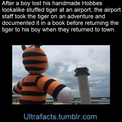 ultrafacts:(Fact Source) for more facts, follow Ultrafacts  This is the kind of shit I love.   Not the “aww thats so cute and sweet” thing.  Just the epic coolness of working people occasionally.  Hahaha, I would totally be the guy thats like “&hellip;